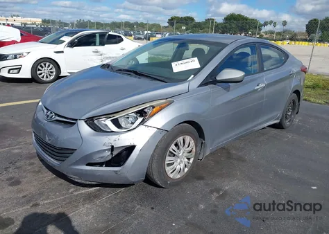 2016 Hyundai Elantra Se z USA, uszkodzony, nr VIN 5NPDH4AE5GH670166